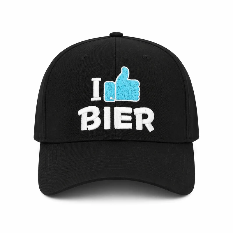 Cap I like beer zwart