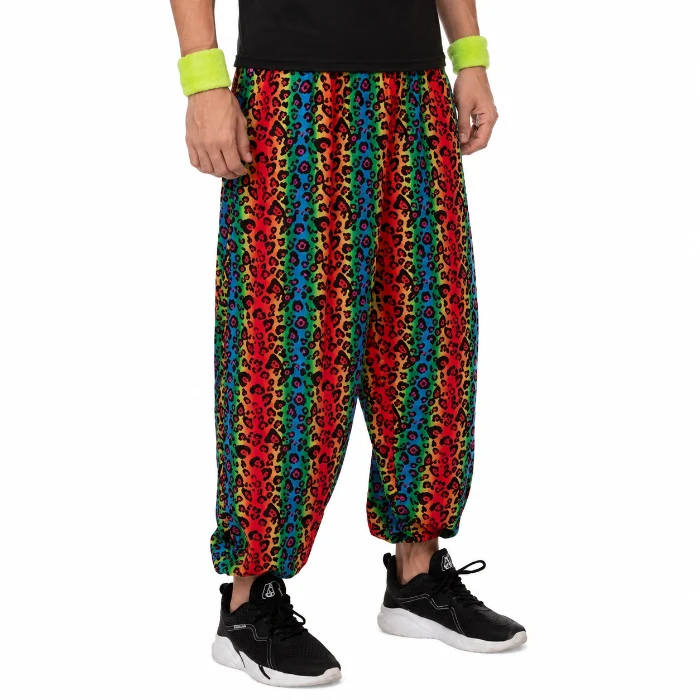 Party broek panter regenboog - S/M