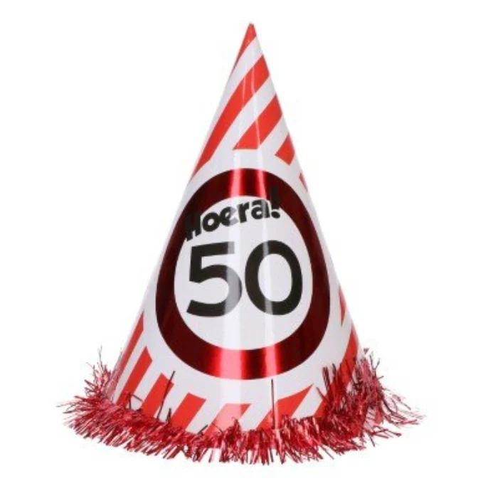 Feesthoed Hoera 50