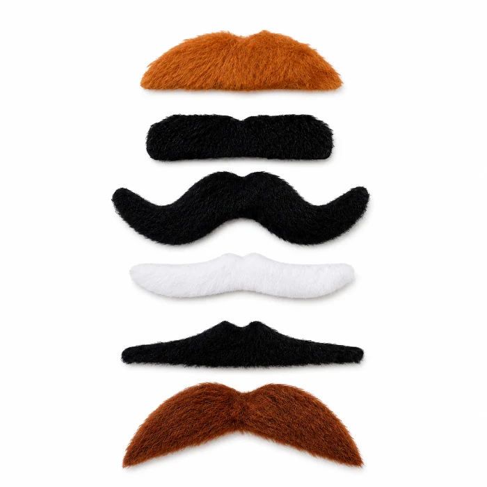 Snorren naturel meerkleurig 6 stuks