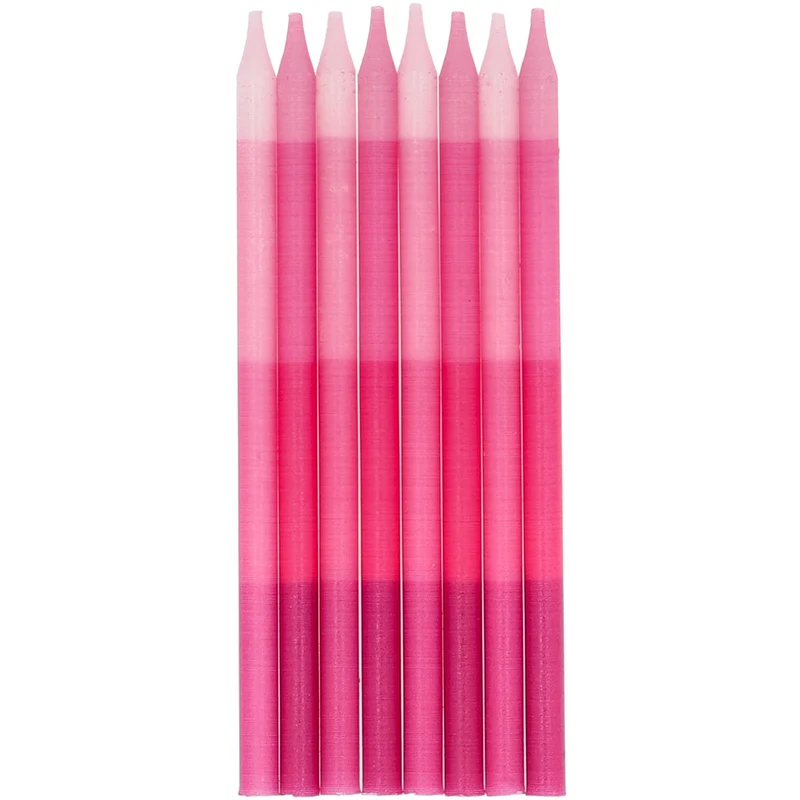 Kaarsen Roze Shades Of Pink 10cm (24st)