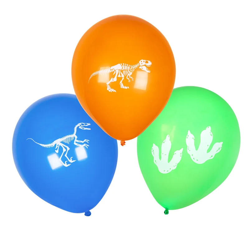 Set 6 latex ballonnen T-rex