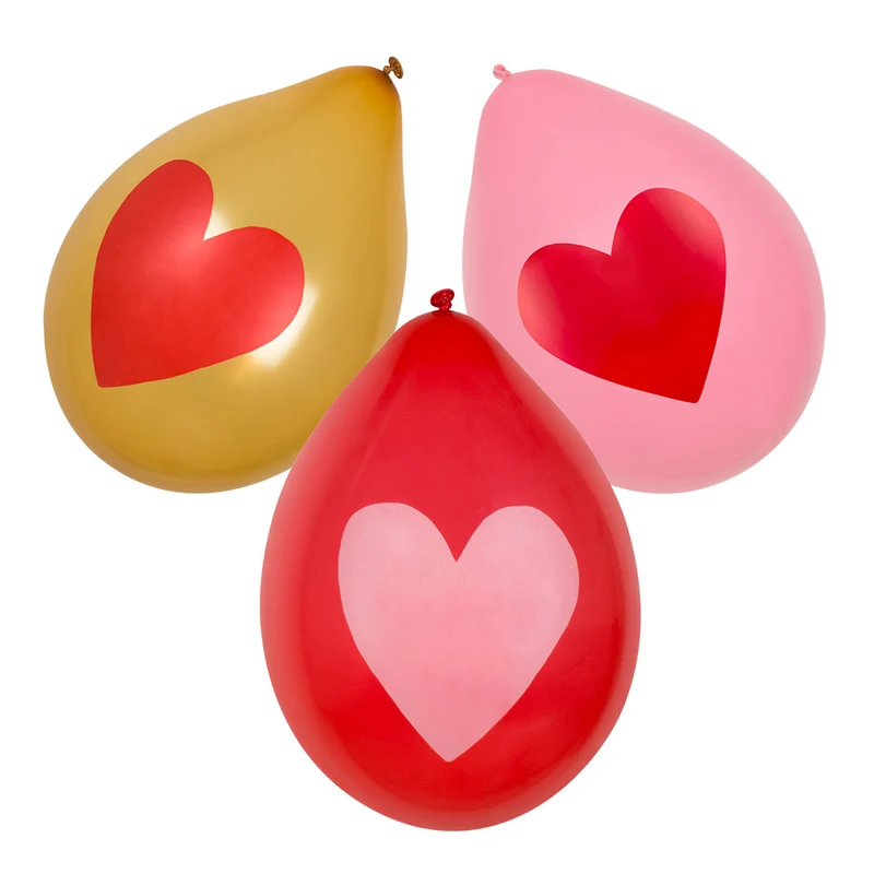 Set 6 latex ballonnen Liefde