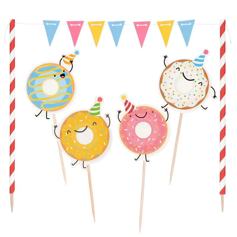 Set taartdecoratie Donut