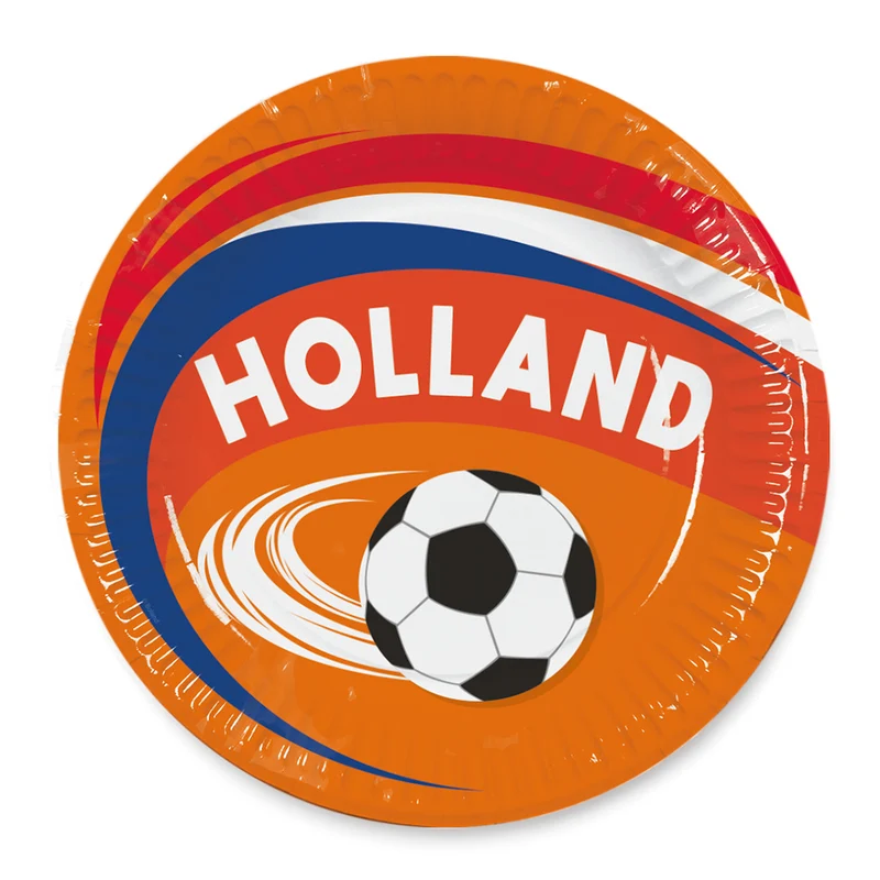 Set 8 papieren bordjes 'Holland'