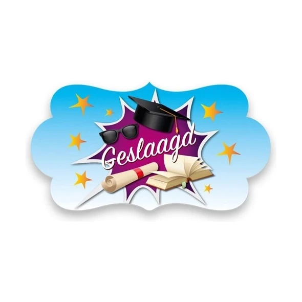 Feestbord geslaagd