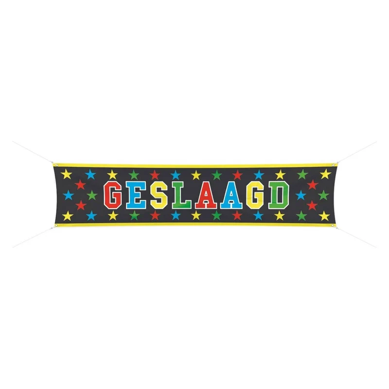 Geslaagd spandoek