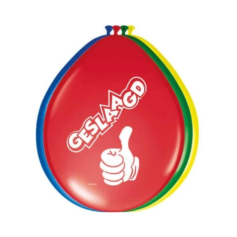 Geslaagd ballonnen