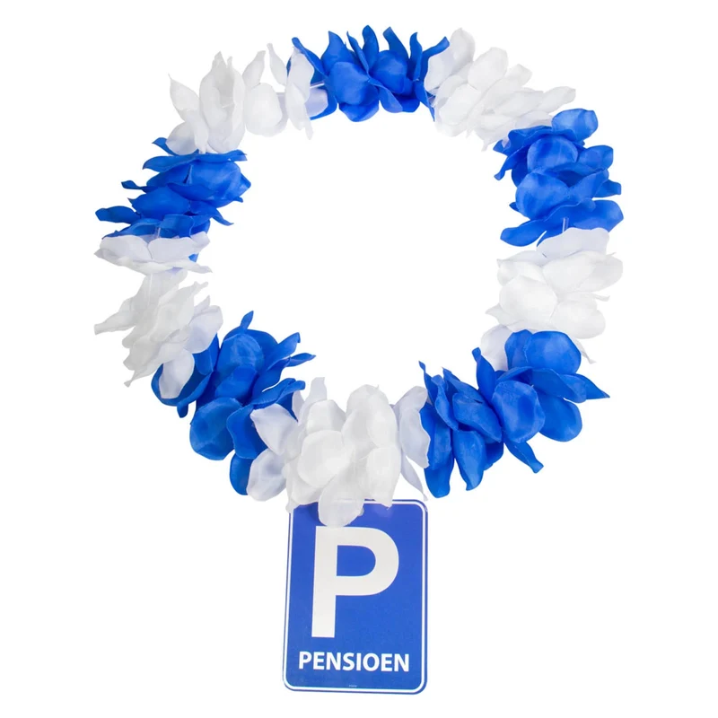 Pensioen Parkeerbord - Hawaii Krans - 1 stuk