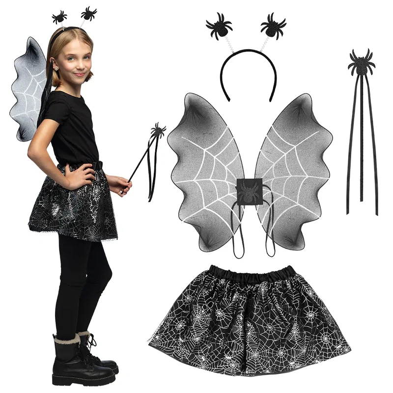 Duister Spinnenprinses Verkleedset Kind