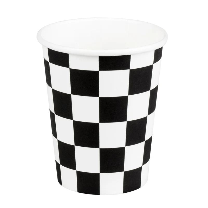 Set 10 papieren bekertjes Racing