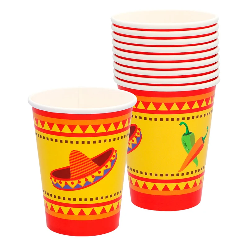 Set 10 papieren bekertjes Mexico