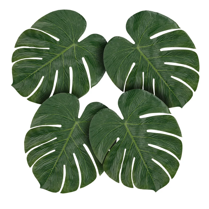 Set 4 palmbladeren