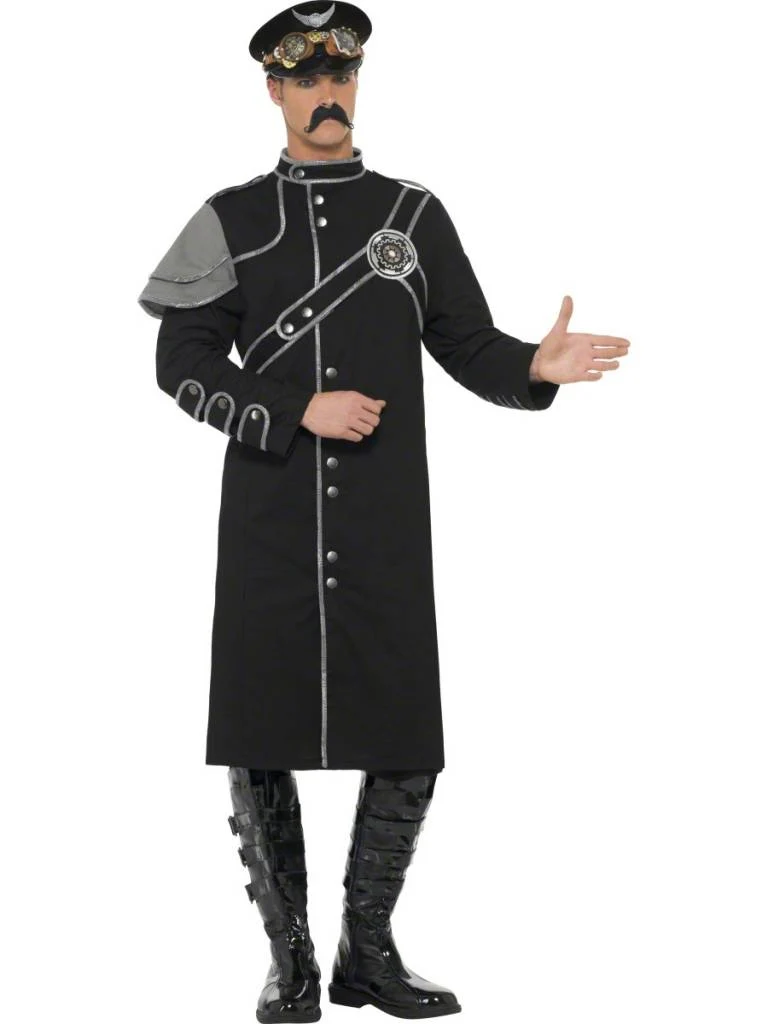 Steam Punk Militaire man kostuum