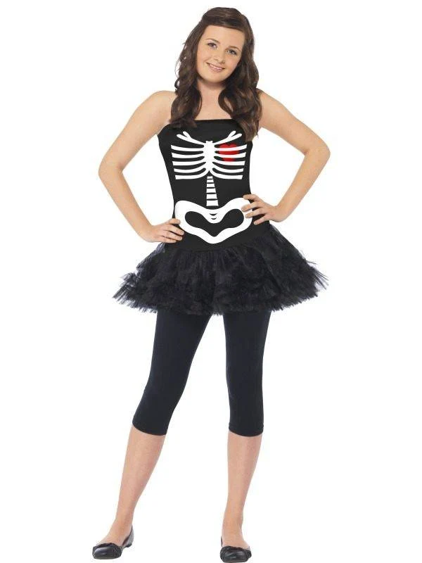 Skelet verkleedkleding tiener