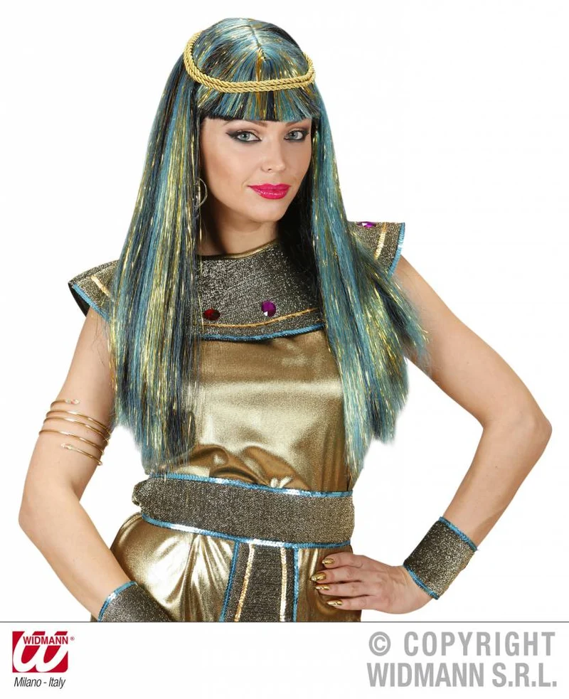 Pruik Cleopatra new age