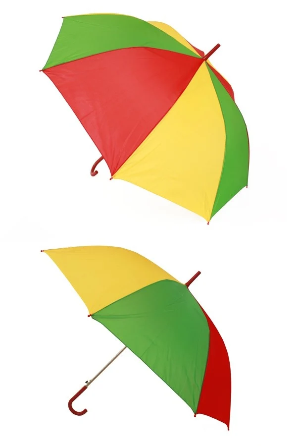 Carnaval Paraplu Geel/Rood/Groen