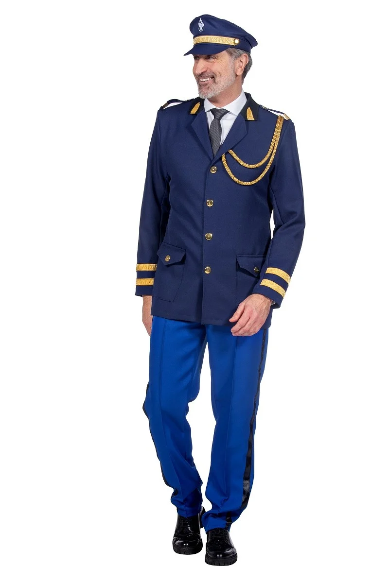Politie Commissaris Pak Blauw Luxe