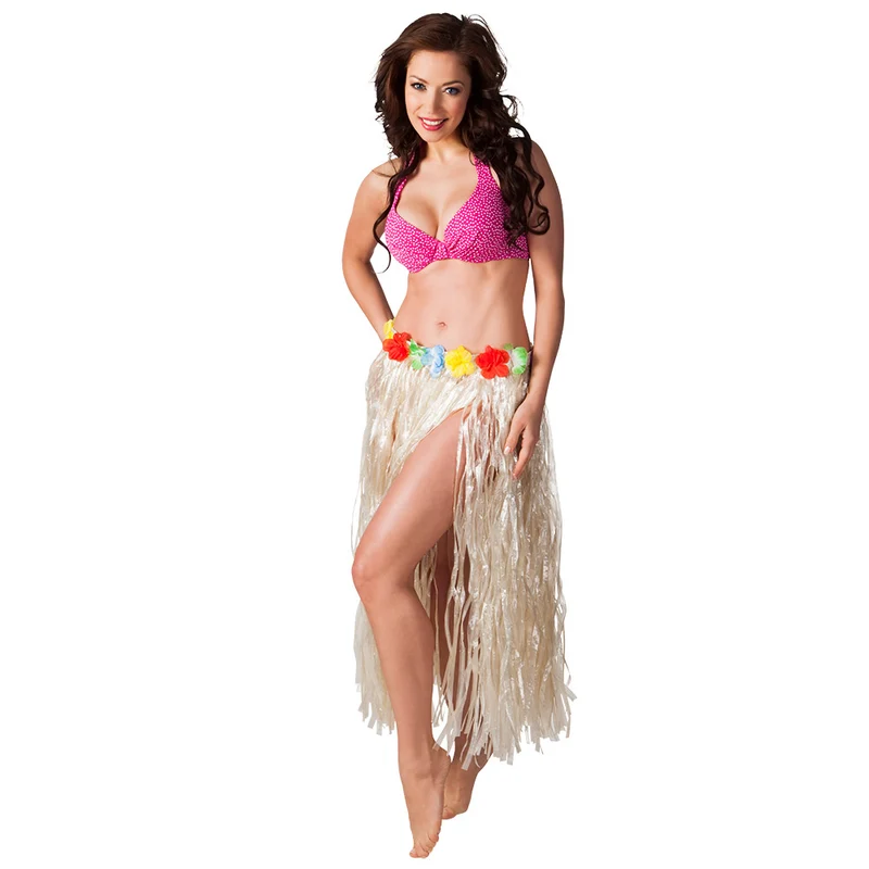 Rokje Hawaii lang naturel