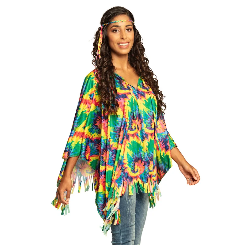 Poncho hippie psychedelic