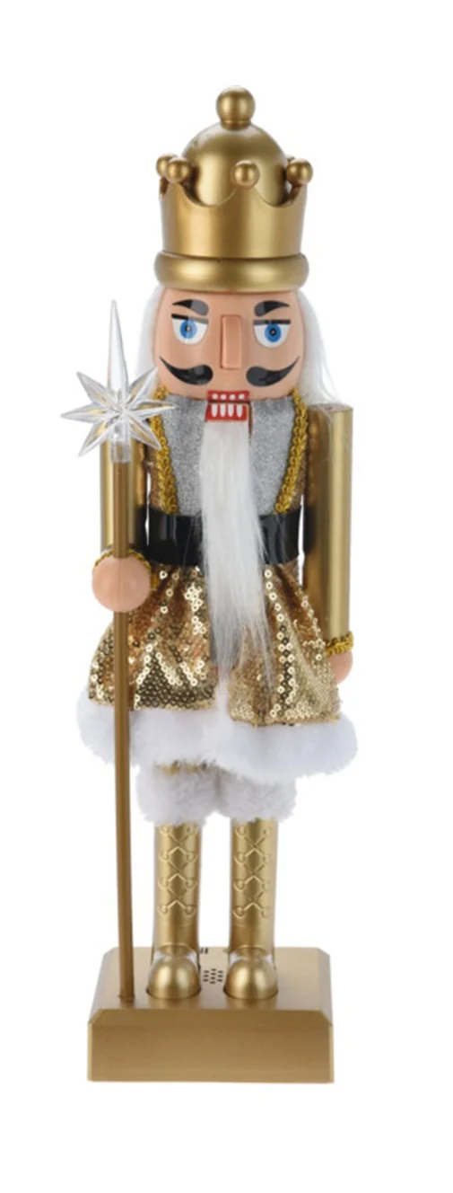 Home & Styling Kerst Notenkraker Staand - 40cm - Ster