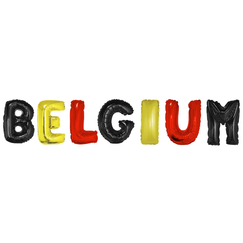 Folieballon Letter Set Belgium