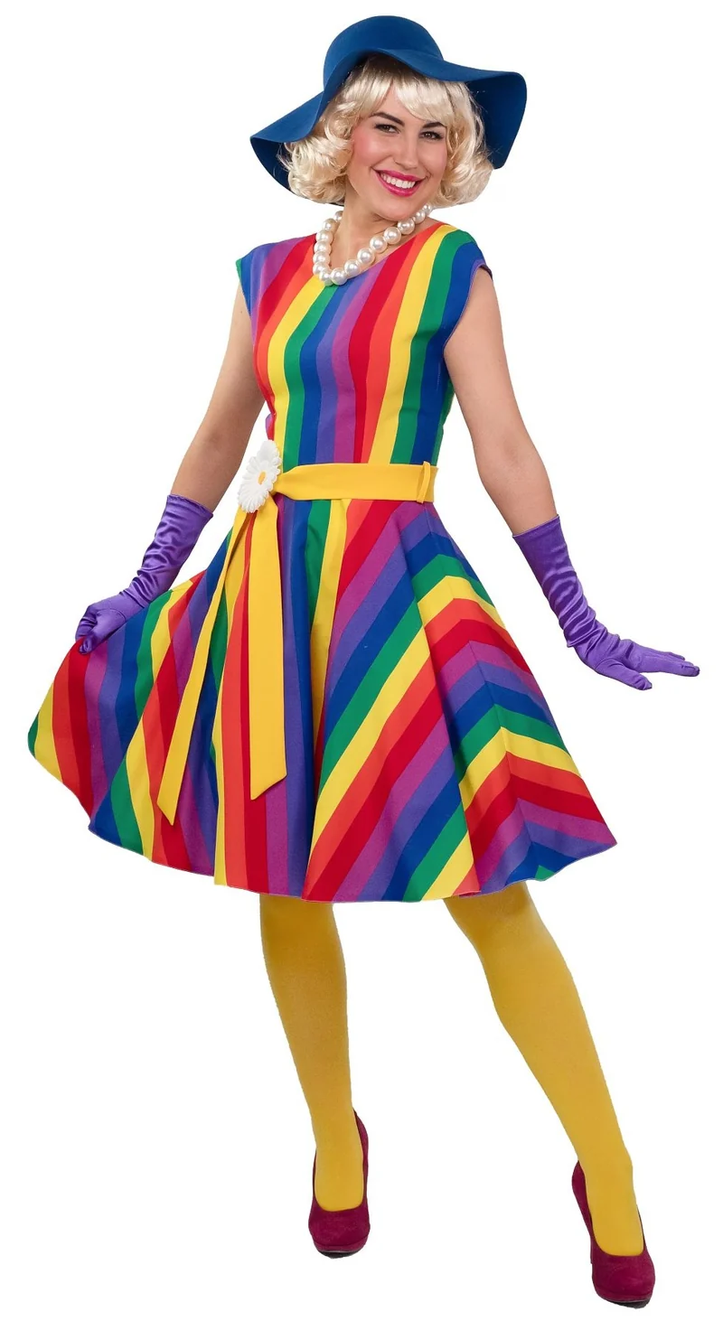 Jurk Regenboog Roxy