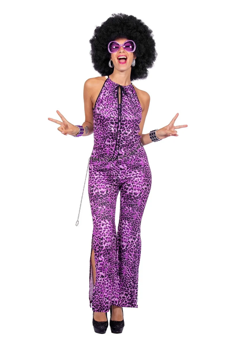 Catsuit Panter Paars Dames