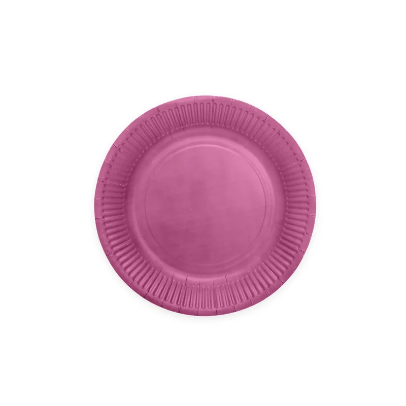 Paarse bordjes 18cm (20st)