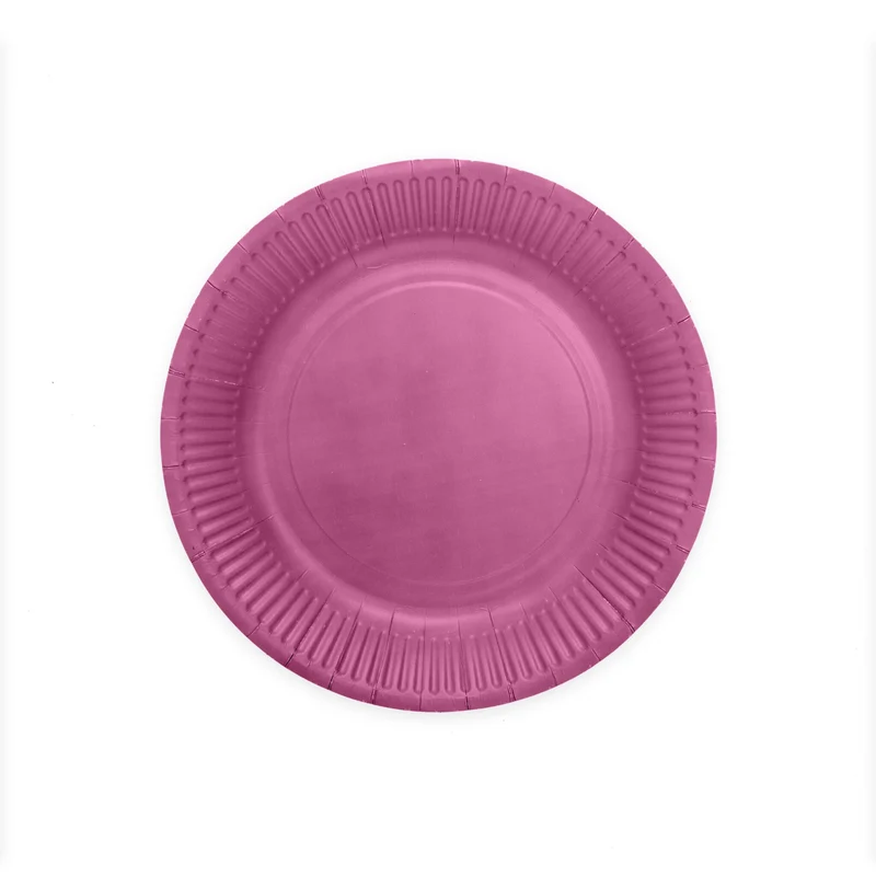 Feestbordjes Paars 23 cm (8st)