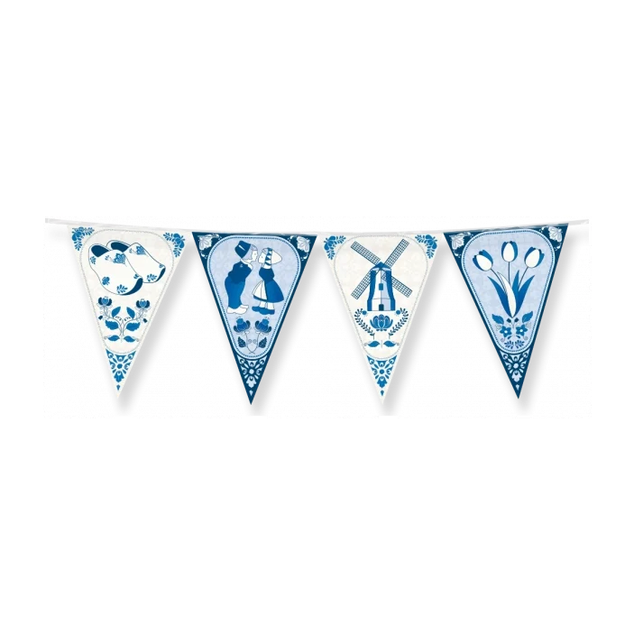 Delftsblauw - Vlaggenlijn - 10 meter