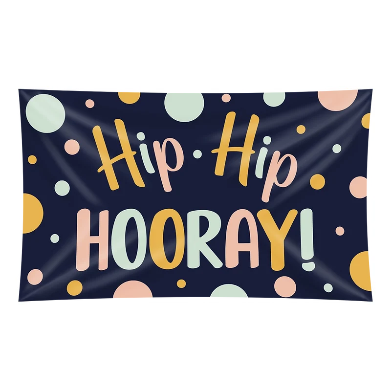 Hip Hip Hooray - Gevelvlag