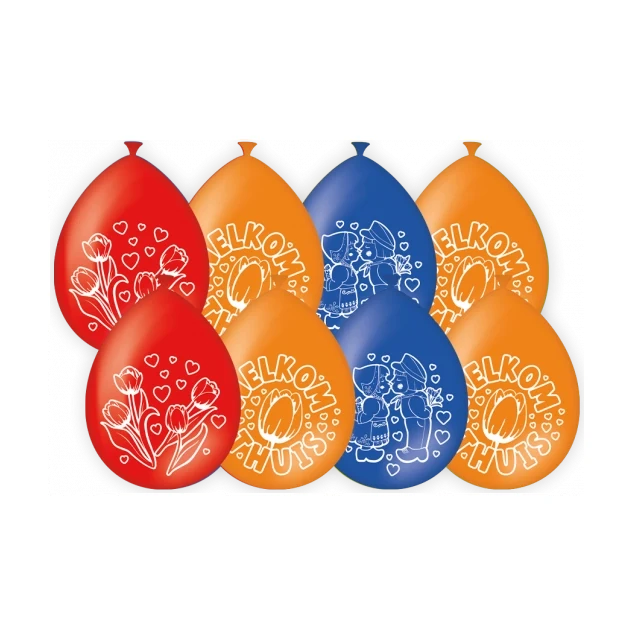 Feest Ballonnen - Welkom Thuis 8 stuks