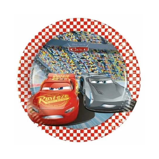 Cars 3 - Borden - 8 stuks - 19,5cm
