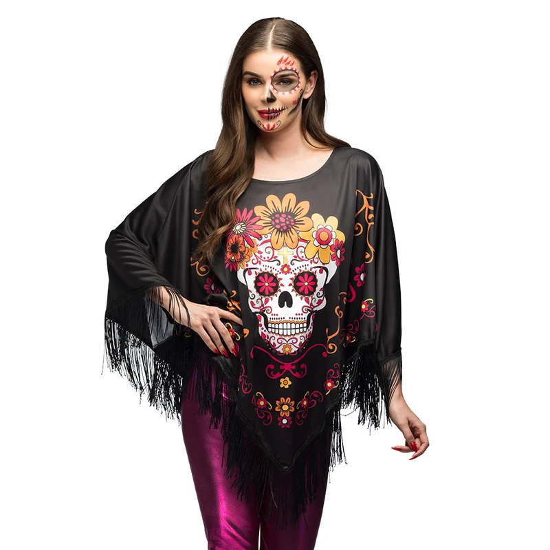Poncho Catrina Day of the death