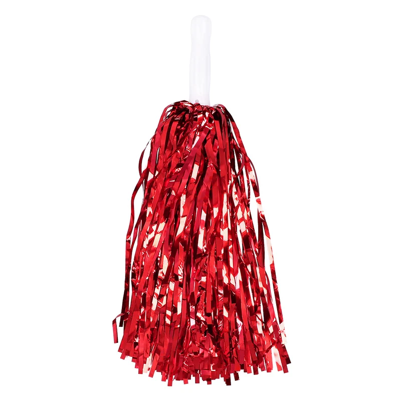 Pompoms Metallic rood