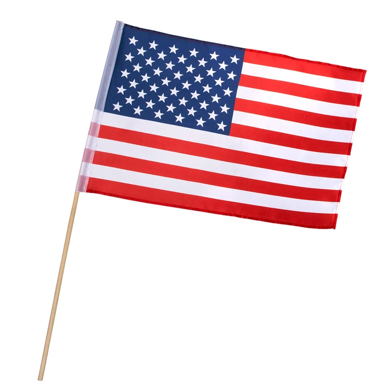 Polyester zwaaivlag USA