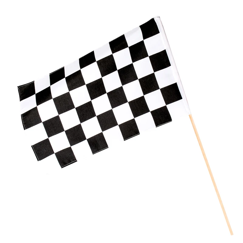 Polyester zwaaivlag Racing