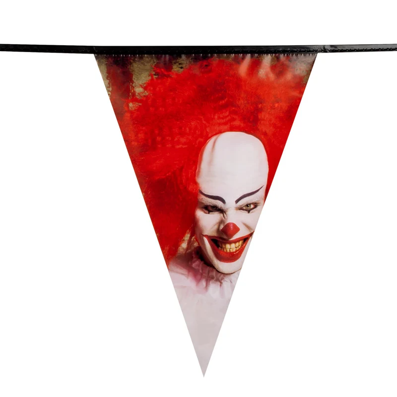 PE vlaggenlijn Horror clown
