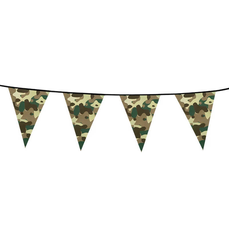 PE vlaggenlijn Camouflage