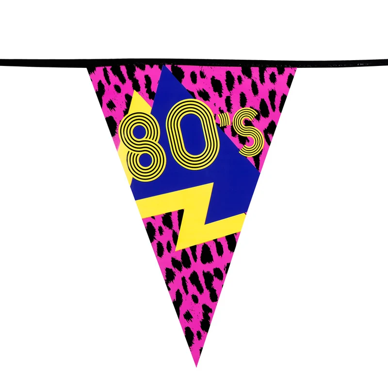 PE vlaggenlijn 80's