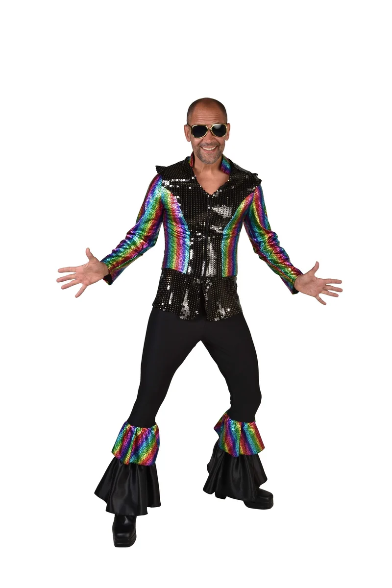 Dancing King Kostuum Regenboog Melro Premium