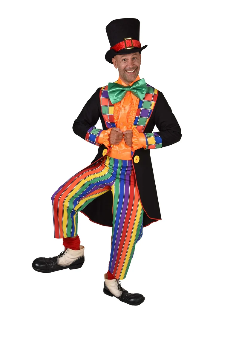 Kostuum Clown Heren August