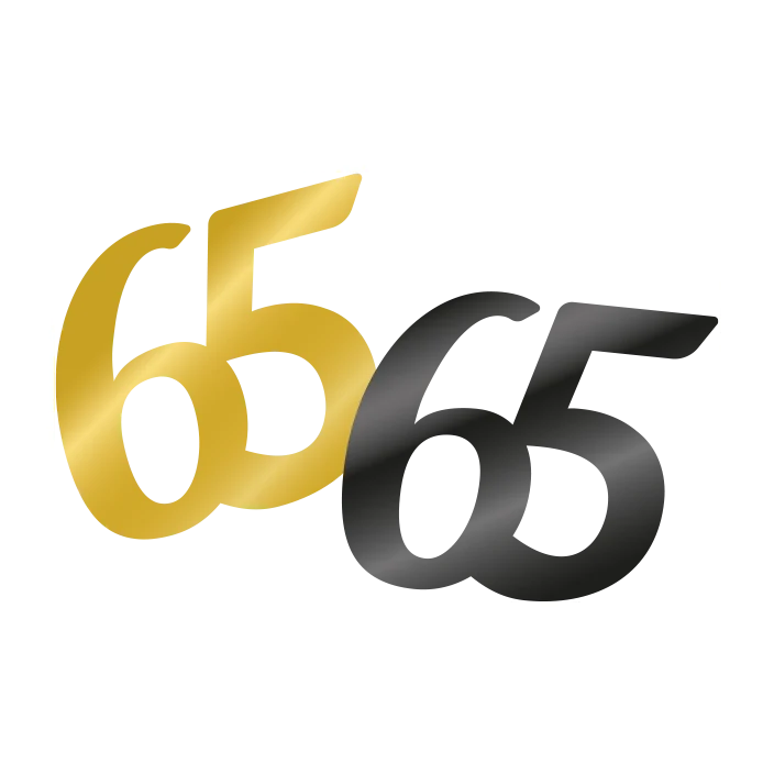 Tafelconfetti 65 jaar