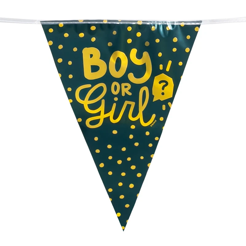 PE vlaggenlijn 'Boy or girl?'