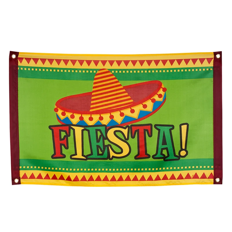 Polyester vlag 'Fiesta!'