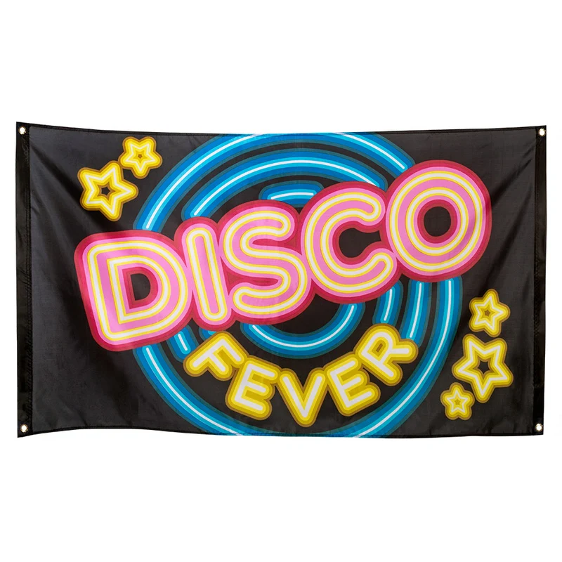 Polyester vlag 'Disco fever'
