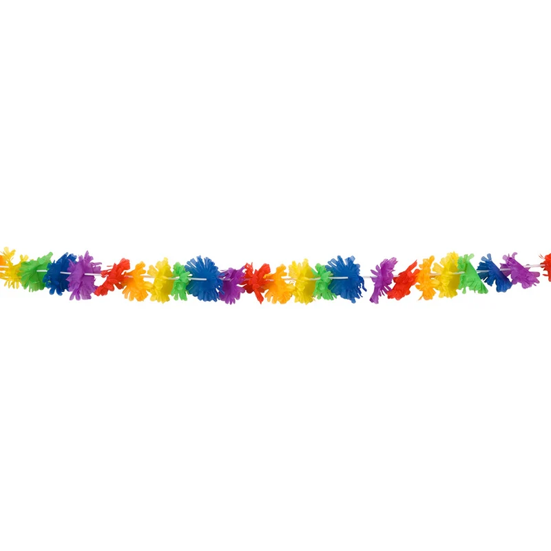 Polyester slinger Rainbow flowers
