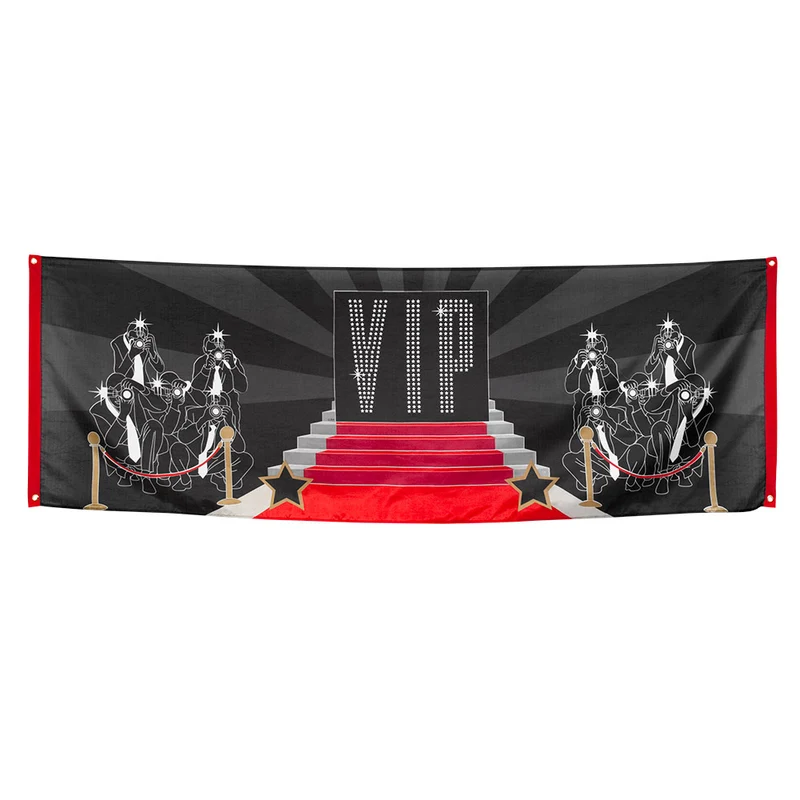 Polyester banner 'VIP'