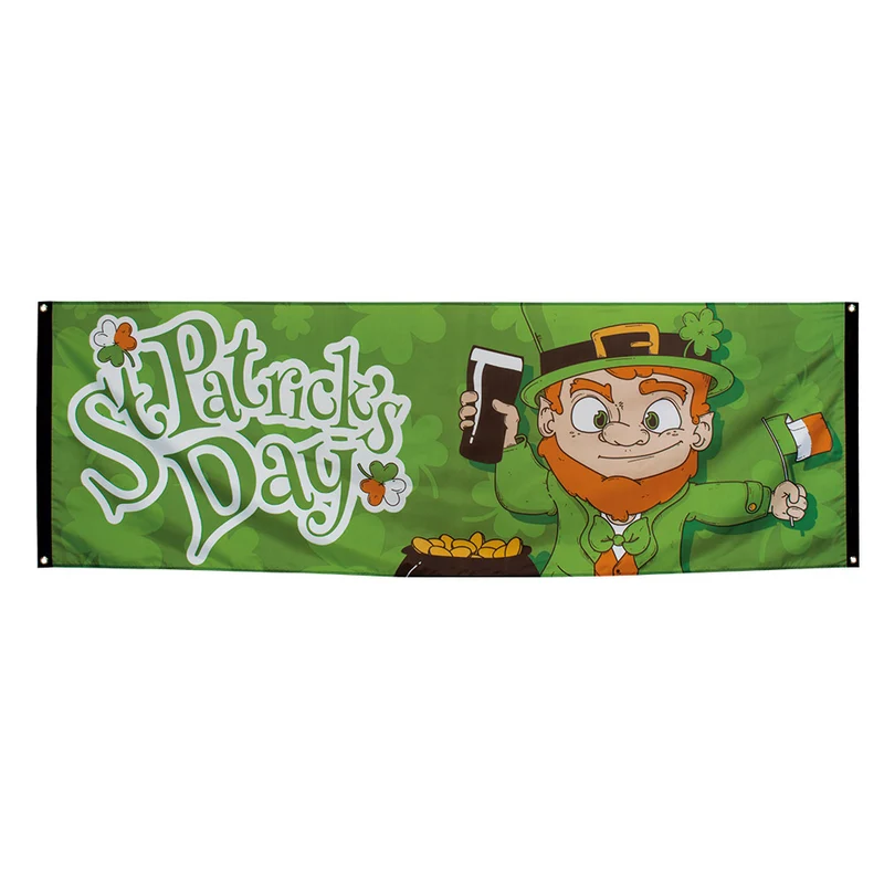 Polyester banner 'St. Patrick's Day'